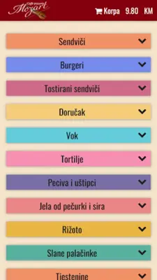 Caffe pizzeria Mozart android App screenshot 3